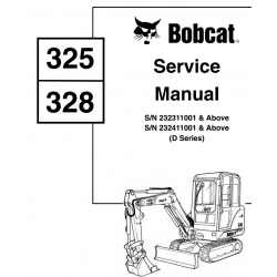 Bobcat 325 - Bobcat 328 D series - instrukcje napraw - schematy - DTR - service manuals - Bobcat 325, 328